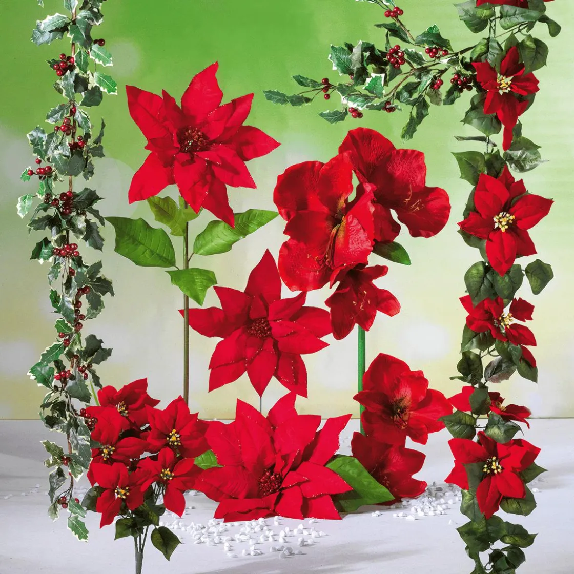 DecoWoerner Guirnaldas Y Vides>Guirnalda De Pascueros Artificial, 180 Cm