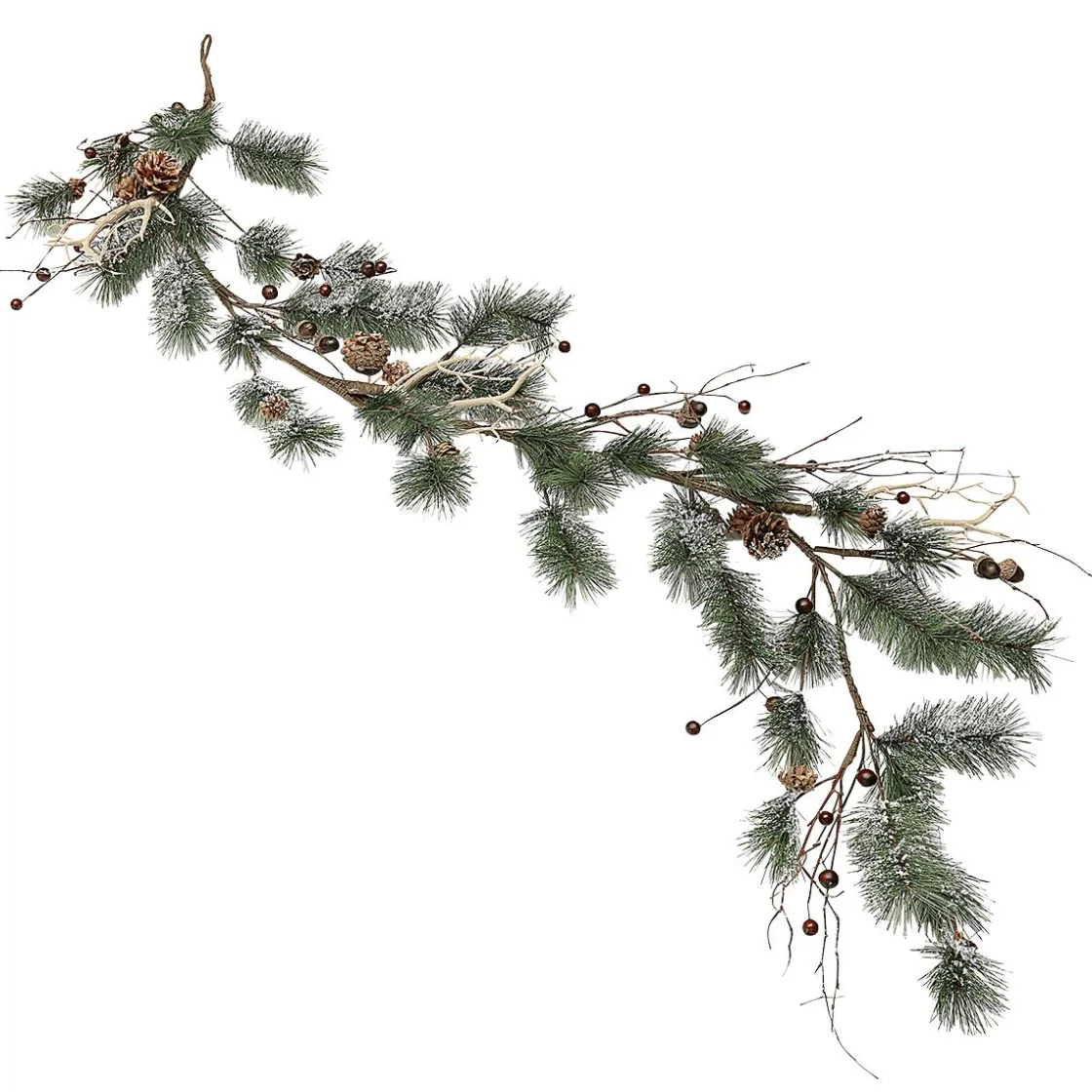 DecoWoerner Decoración De Invierno|Decoración De Otoño>Guirnalda De Pino Deco 15x145 Cm