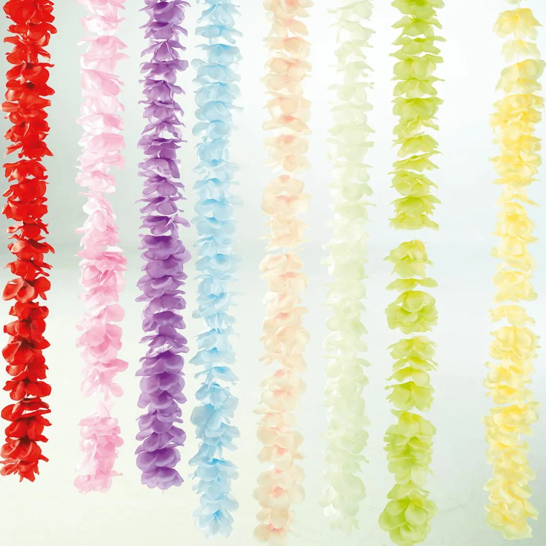 DecoWoerner Guirnaldas Y Vides>Guirnaldas Decorativas Crema, Longitud 260 Cm, 3 Piezas