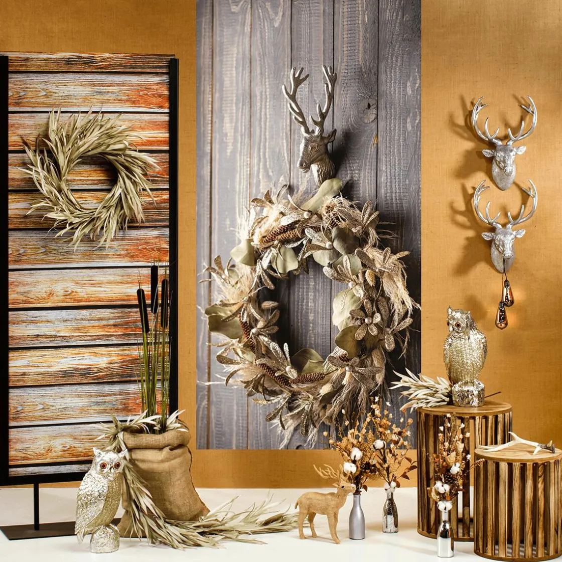 DecoWoerner Decoración De Otoño|Decoración De Verano>Hierba De Caña Deco 120 Cm Pack De 3