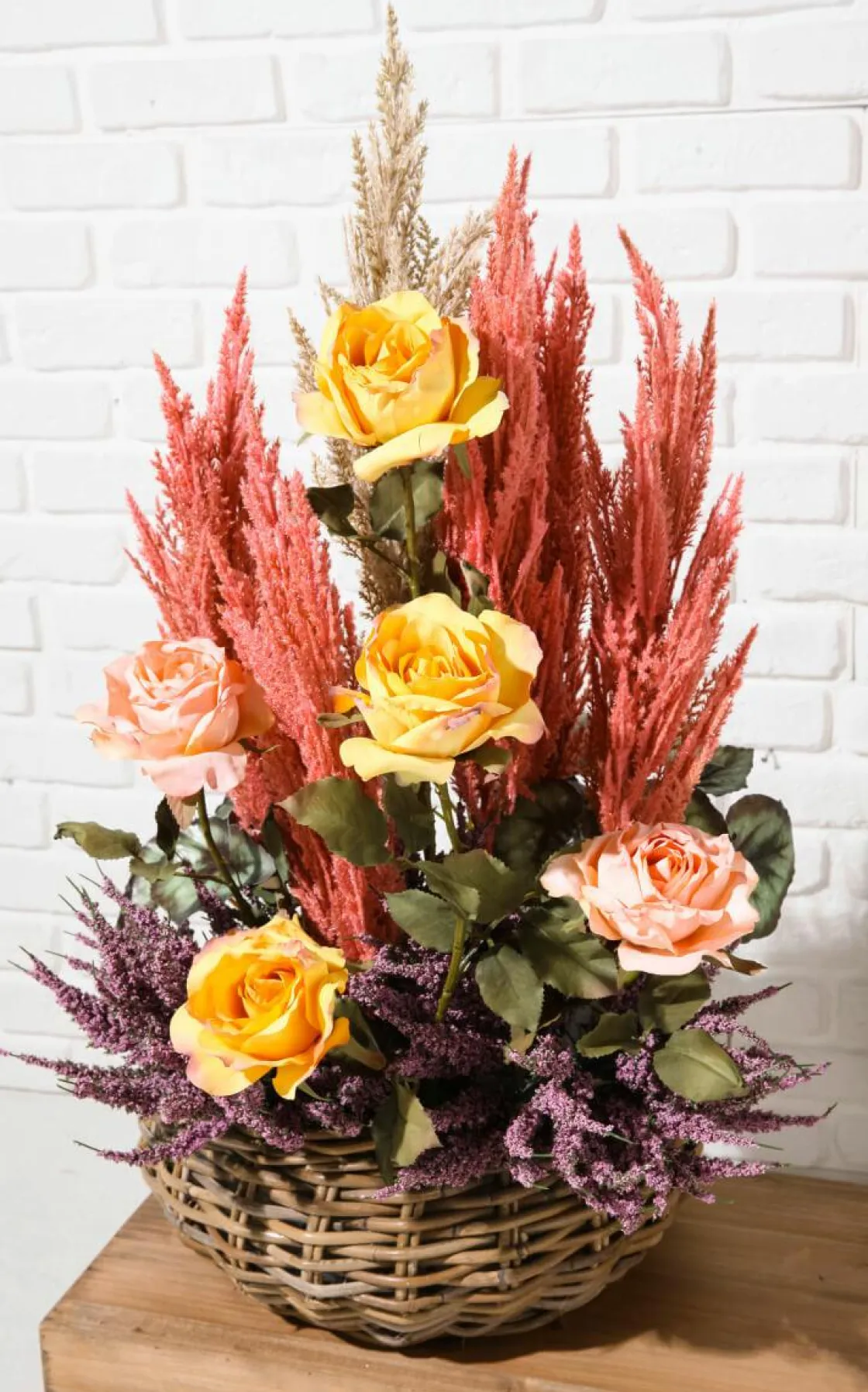 DecoWoerner Ramas Y Ramitas>Hierba De La Pampa De Caña Decorativa, 94 Cm