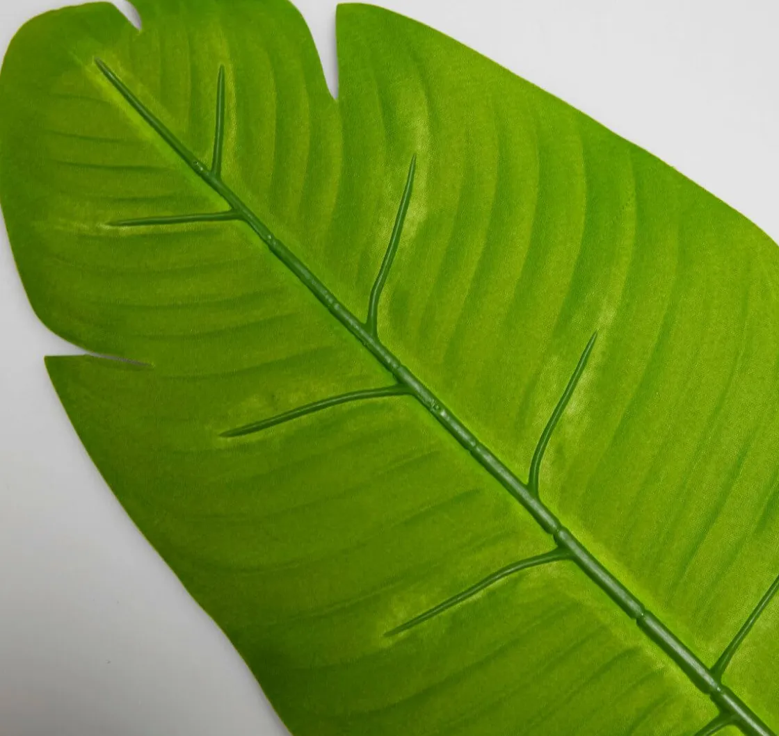 DecoWoerner Decoración De Verano|Hojas>Hoja De Banana Artificial, 75 Cm De Largo