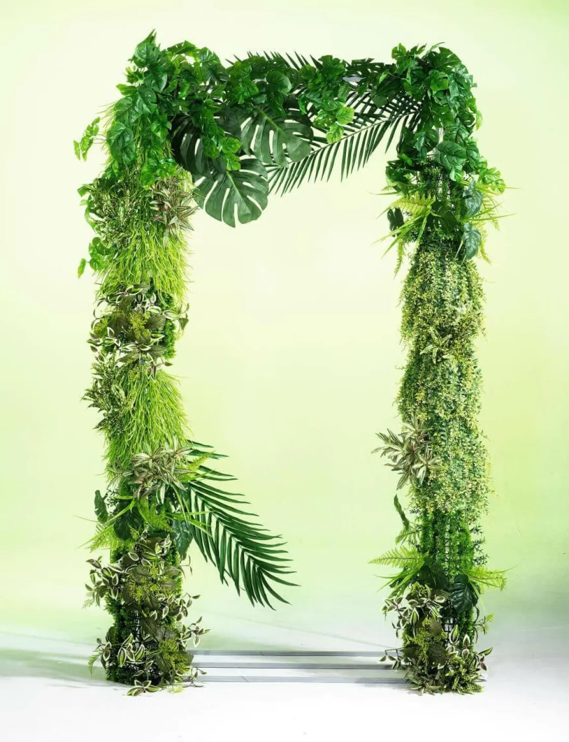 DecoWoerner Decoración De Verano|Árboles Artificiales>Hoja De Palma Areca Decorativa, Longitud 58 Cm, 3 Piezas