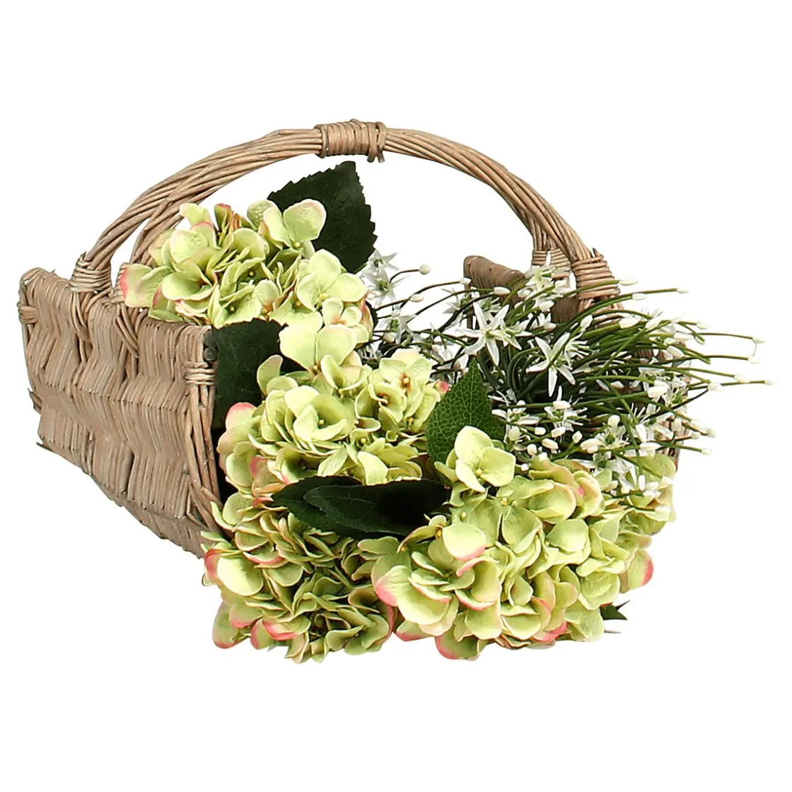 DecoWoerner Decoración De Primavera|Flores Artificiales>Hortensia Artificial , 52 Cm