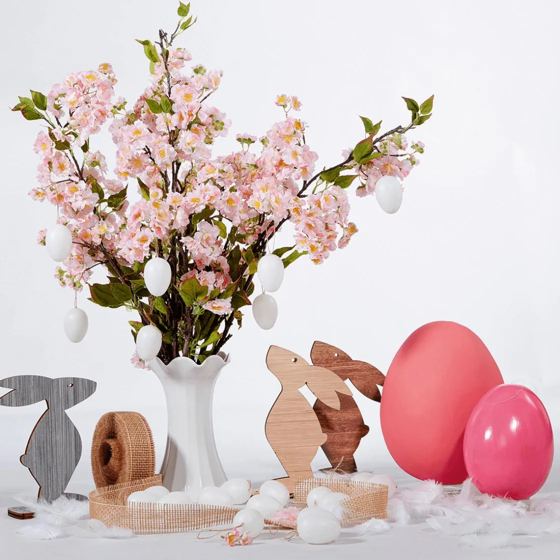 DecoWoerner Decoración De Pascua>Huevo De Pascua Decorativo Fucsia, 18 Cm