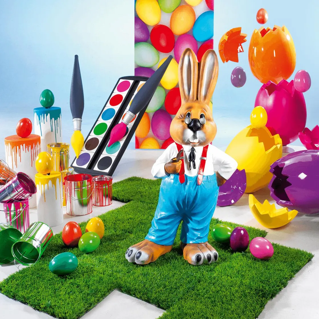 DecoWoerner Decoración De Pascua>Huevo De Pascua Decorativo, Longitud 70 Cm