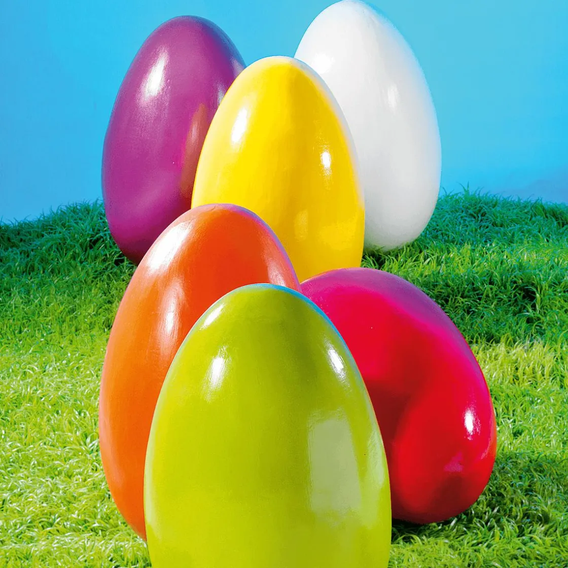DecoWoerner Decoración De Pascua>Huevo De Pascua Enorme Fucsia, 50 Cm