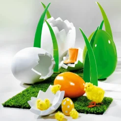 DecoWoerner Decoración De Pascua>Huevo XXL Decorativo, 3 Pz., Longitud 110 Cm