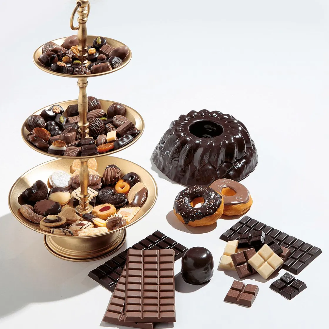 DecoWoerner Chocolate Y Helados>Imitación De Bombones De Chocolate, 50 Piezas