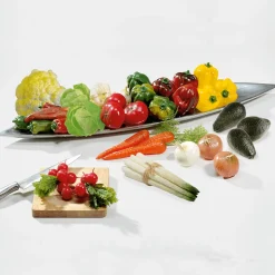 DecoWoerner Verduras Y Hierbas>Imitación De Cebolla Blanca, 3 Piezas
