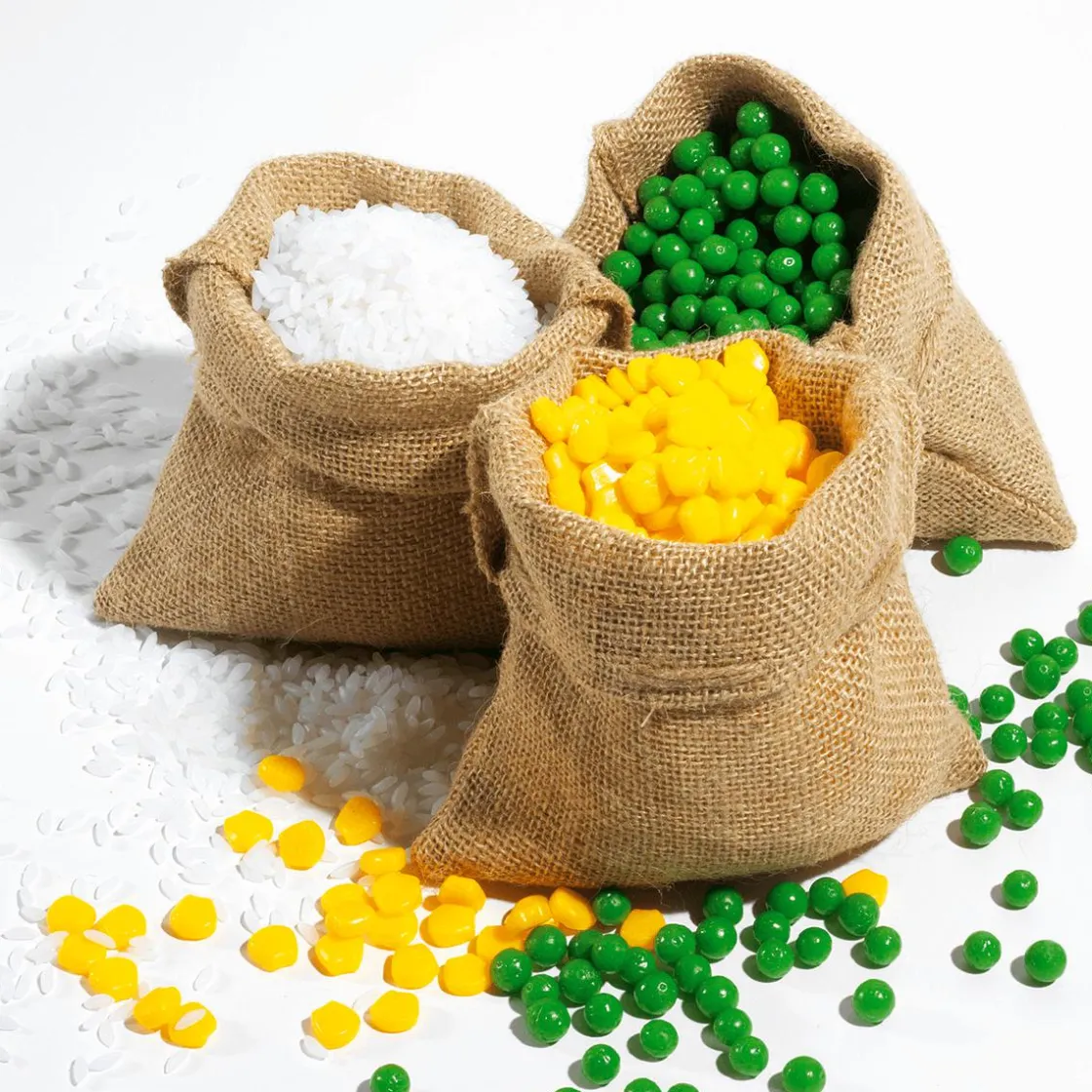DecoWoerner Verduras Y Hierbas>Imitación De Granos De Maíz, 500 Gramos