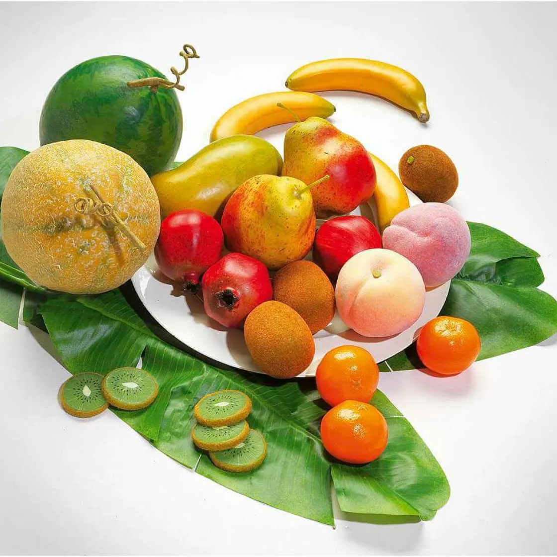 DecoWoerner Frutas>Imitación De Melón Galia 16 Cm Ø