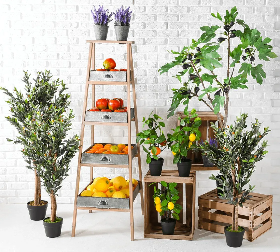 DecoWoerner Frutas>Imitación De 9 Cm, 3 Piezas