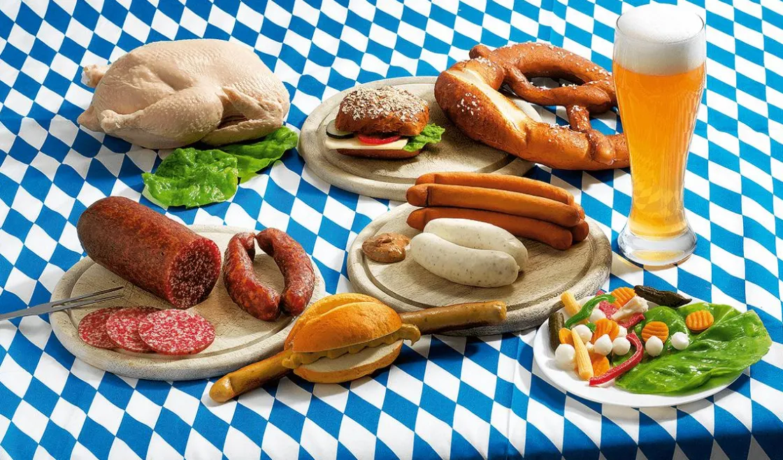 DecoWoerner Decoración Temática|Pan Y Pastel>Imitación De Pretzel De Oktoberfest 27 Cm