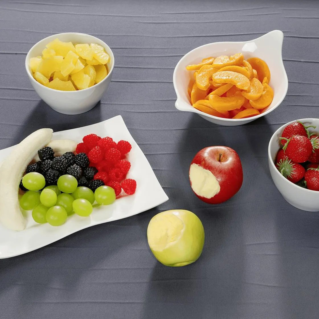 DecoWoerner Decoración Temática|Frutas>Imitación De Rodajas De Piña, 12 Piezas