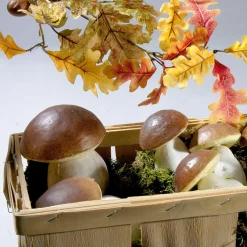 DecoWoerner Verduras Y Hierbas>Imitación De Seta De Calabaza 10 Cm, 3 Piezas
