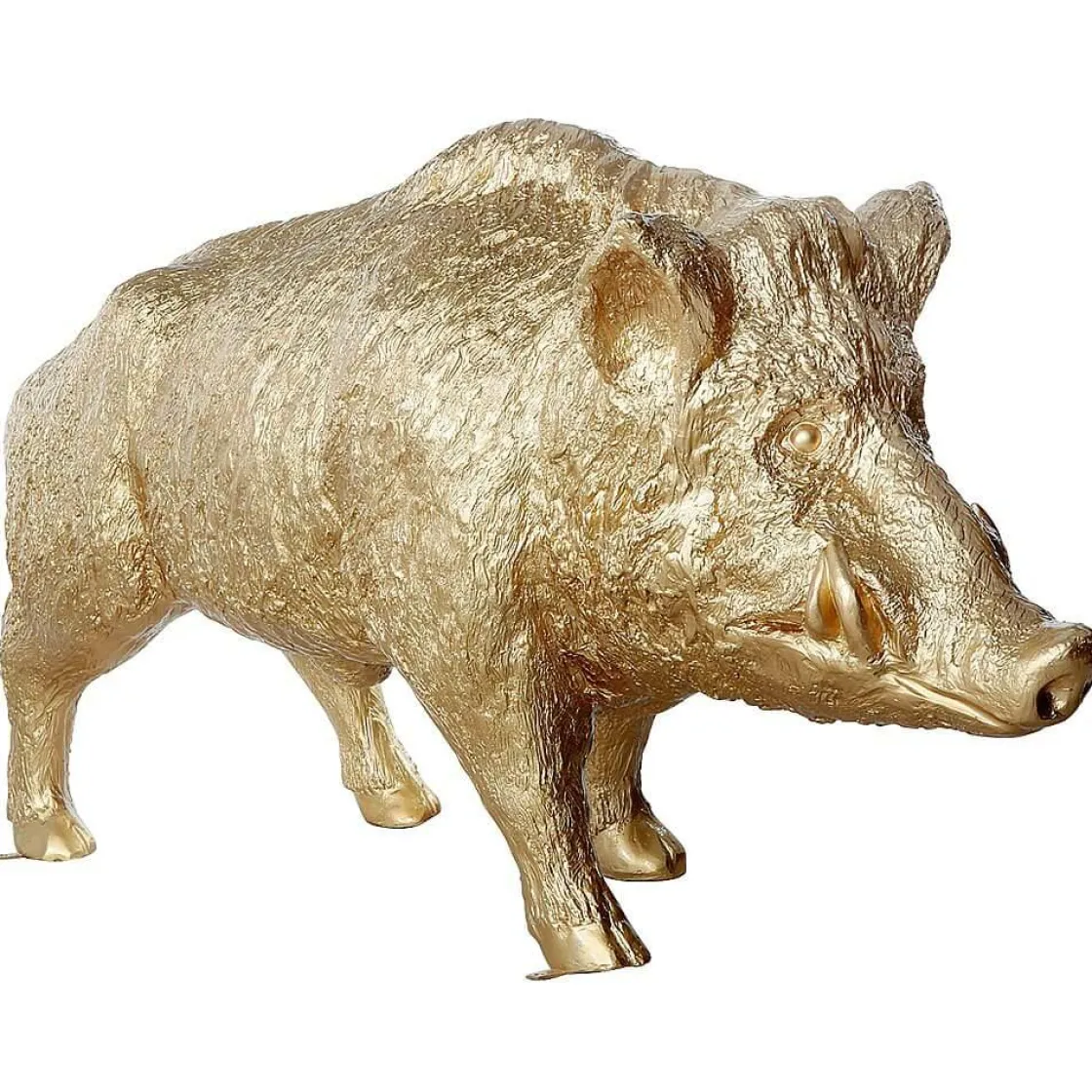 DecoWoerner Decoración De Animales>Jabalí Decorativo, Longitud: 160 Cm