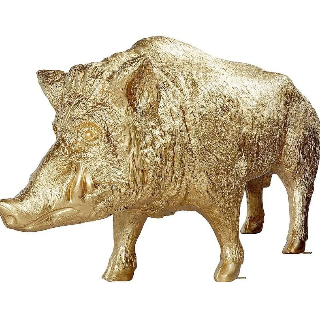 DecoWoerner Decoración De Animales>Jabalí Decorativo, Longitud: 160 Cm