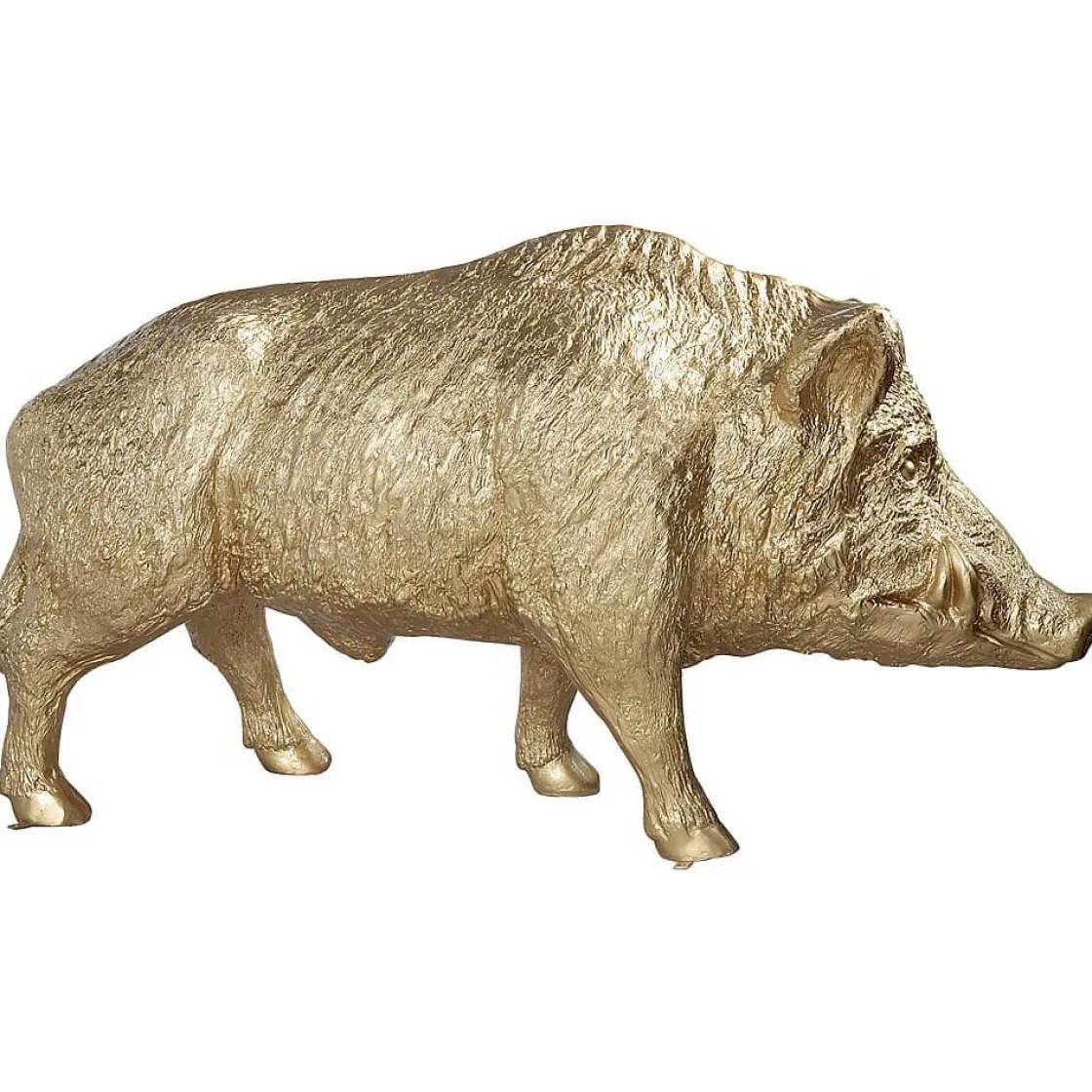 DecoWoerner Decoración De Animales>Jabalí Decorativo, Longitud: 160 Cm