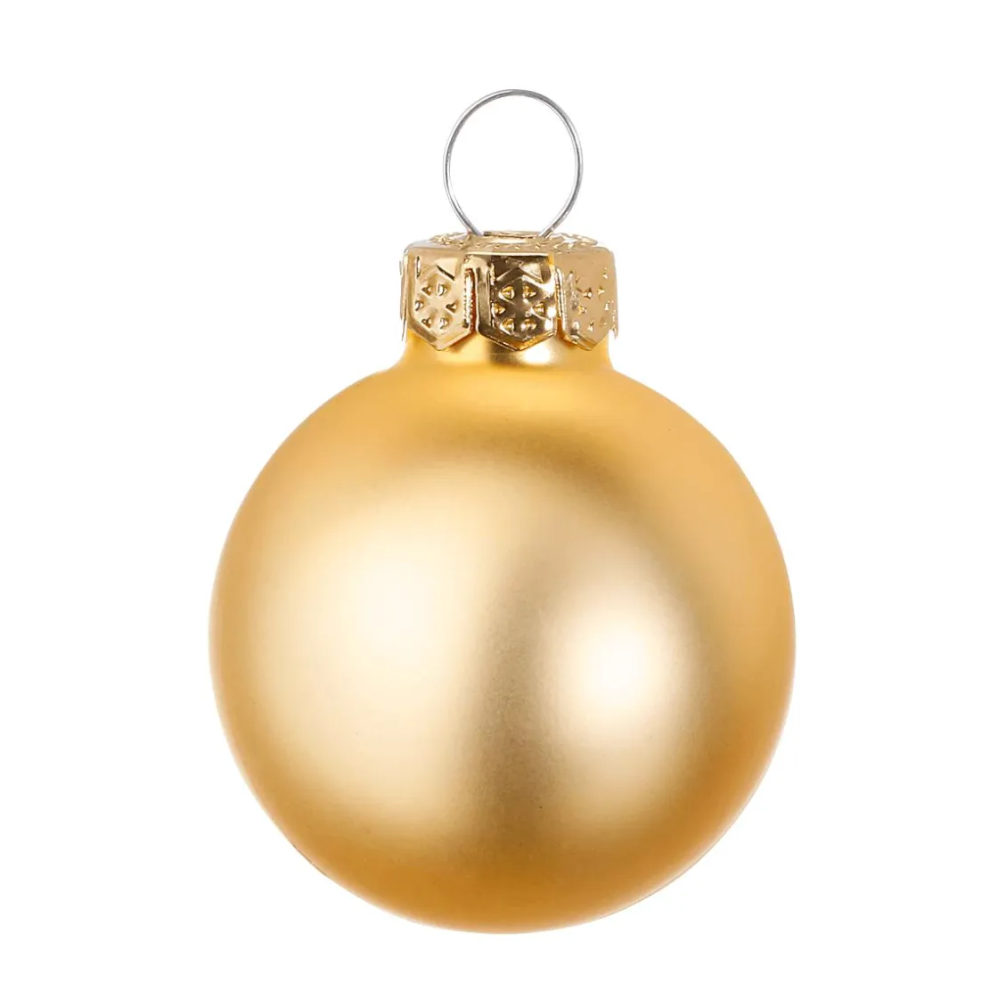 DecoWoerner Bolas De Navidad>Juego De Bolas De Cristal De Navidad 9 Piezas Doradas En Caja