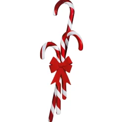 DecoWoerner Chupetes Xxl|Decoración Navideña Xxl>Jumbo Candy Cane, Bastón De Azúcar, 215 Cm