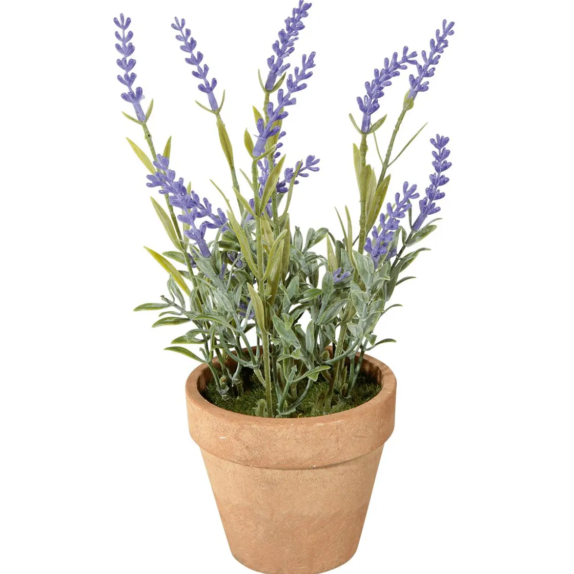 DecoWoerner Decoración De Primavera|Plantas De Interior>Lavanda Decorativa Con Maceta, 23 Cm