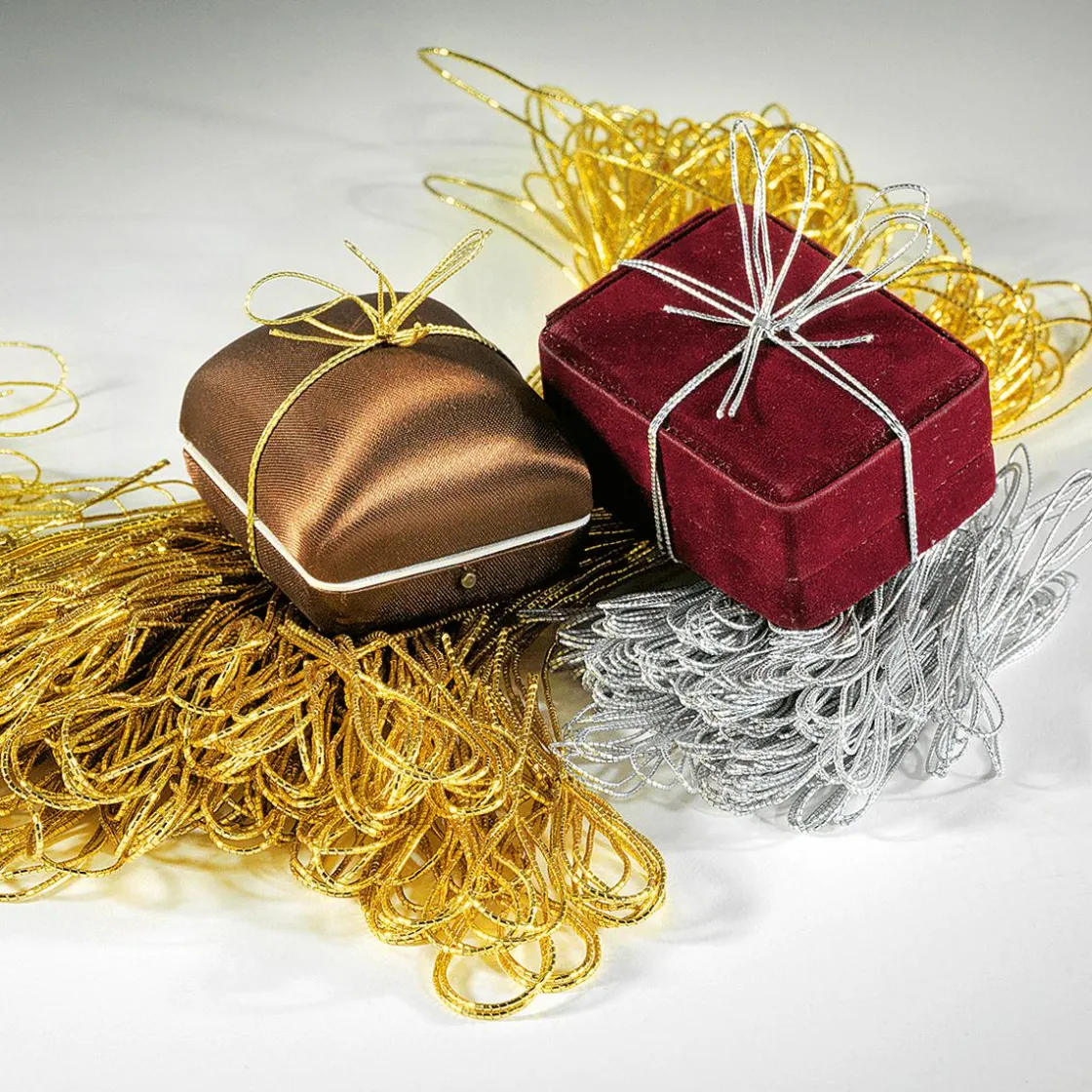 DecoWoerner Lazos De Regalo>Lazo Decorativo Dorado Longitud 25 Cm, 100 Piezas