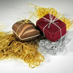 DecoWoerner Lazos De Regalo>Lazo Decorativo Plateado Longitud 25 Cm, 100 Piezas
