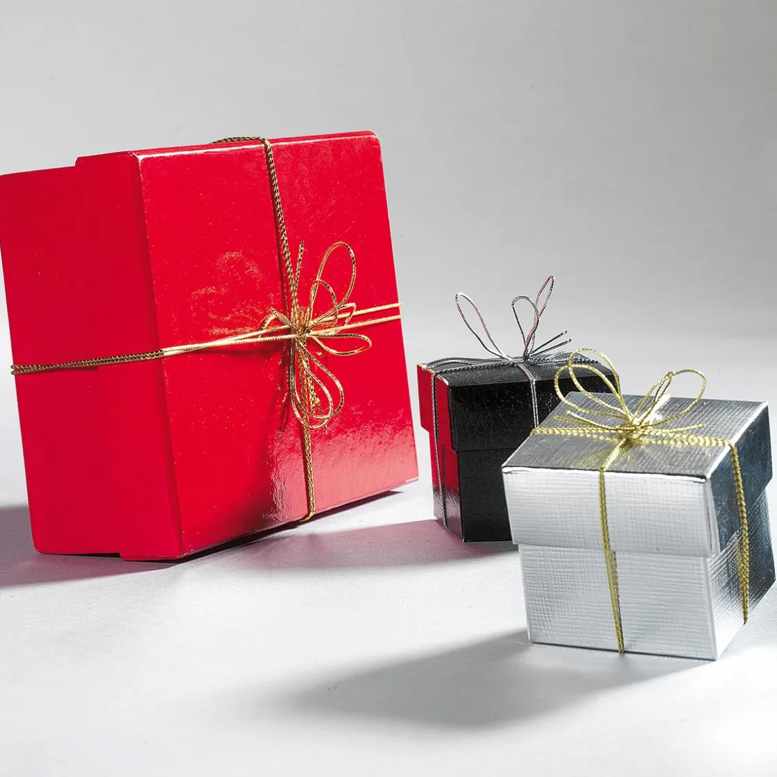 DecoWoerner Lazos De Regalo>Lazo Decorativo Plateado Longitud 40 Cm, 100 Piezas