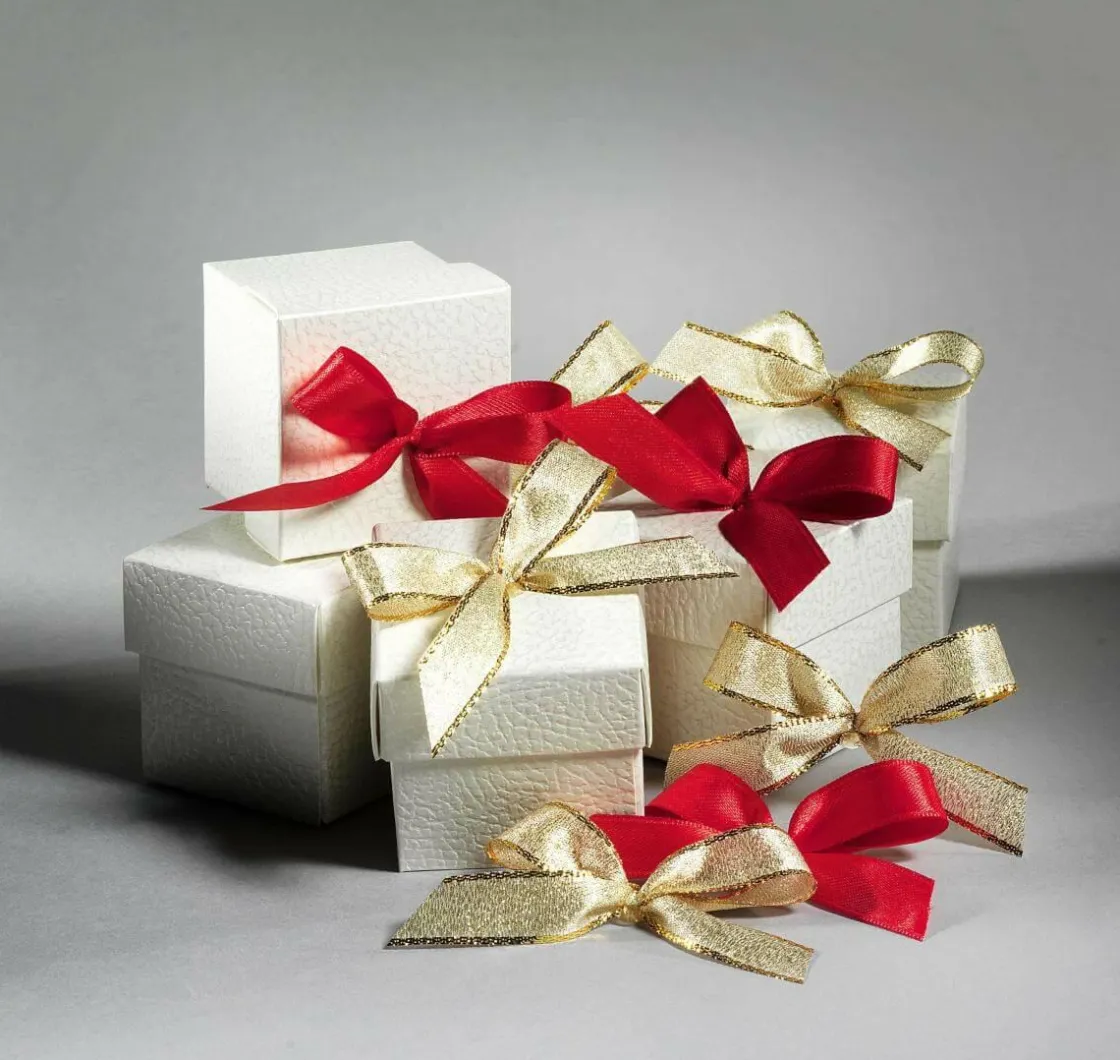 DecoWoerner Lazos De Regalo>Lazos Decorativos Dorados Para Pegar , 100 Piezas