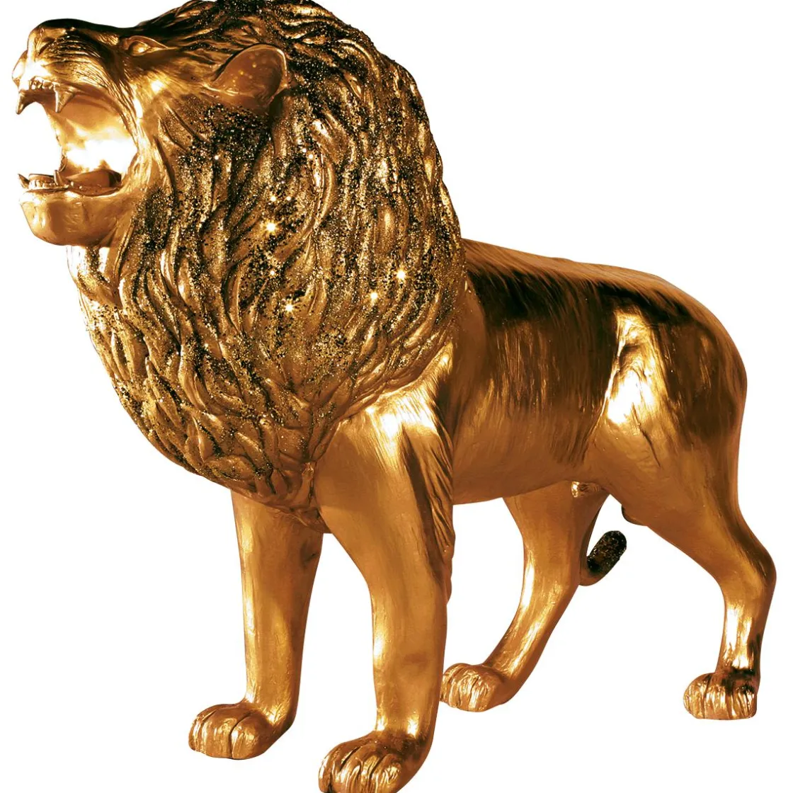 DecoWoerner Decoración De Animales|Decoración Navideña Xxl>León Decorativo, Longitud: 140 Cm