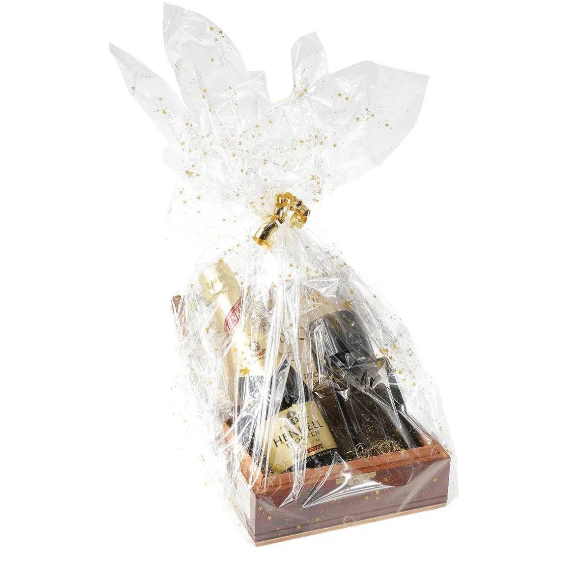 DecoWoerner Film Polipropileno>Lámina De Plástico Para Regalo Con Adornos Navideños 70 Cm, 100 M