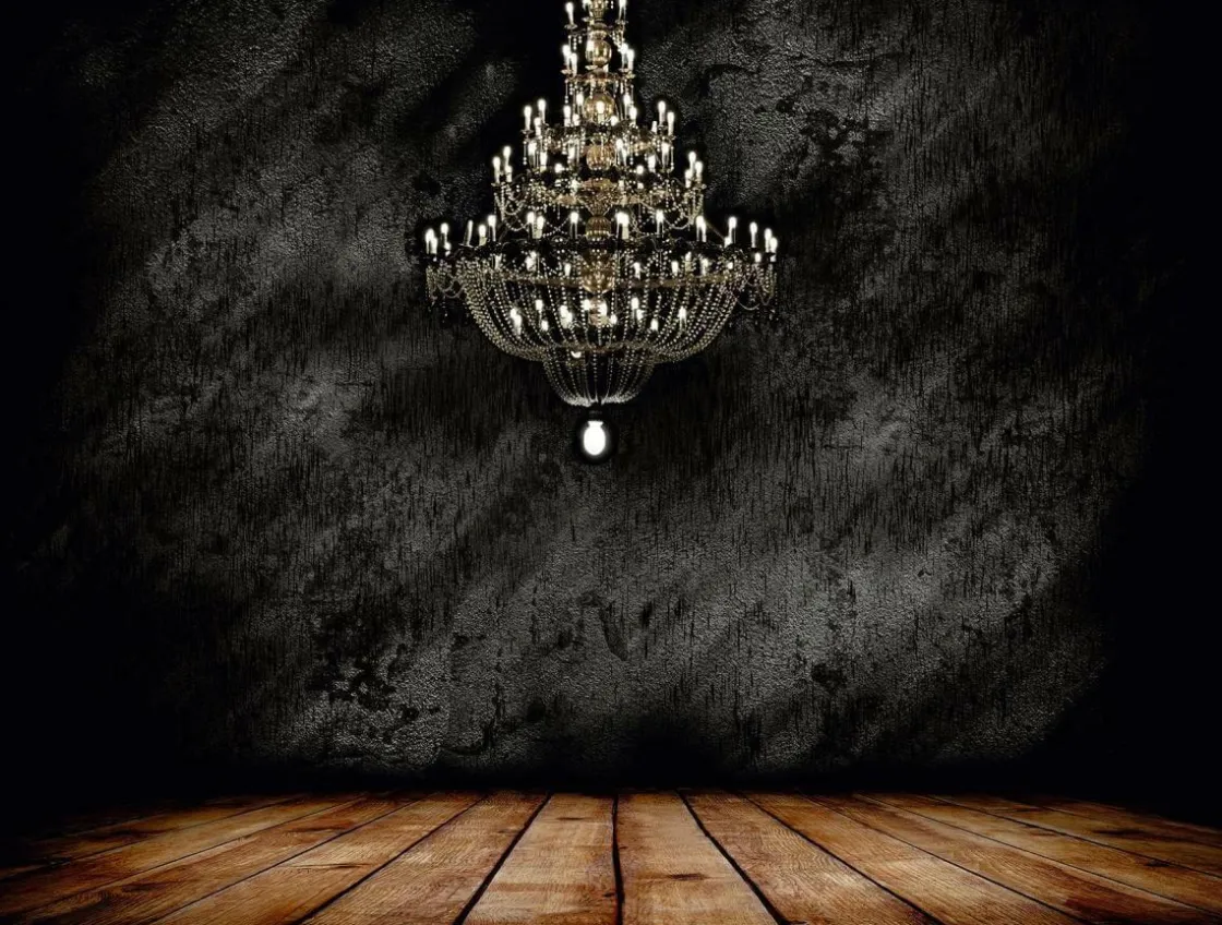 DecoWoerner Decoración Temática|Pancartas Temáticas>Lona XXL "Chandelier" De Lona De Camión Ignífuga 250 X 330 Cm