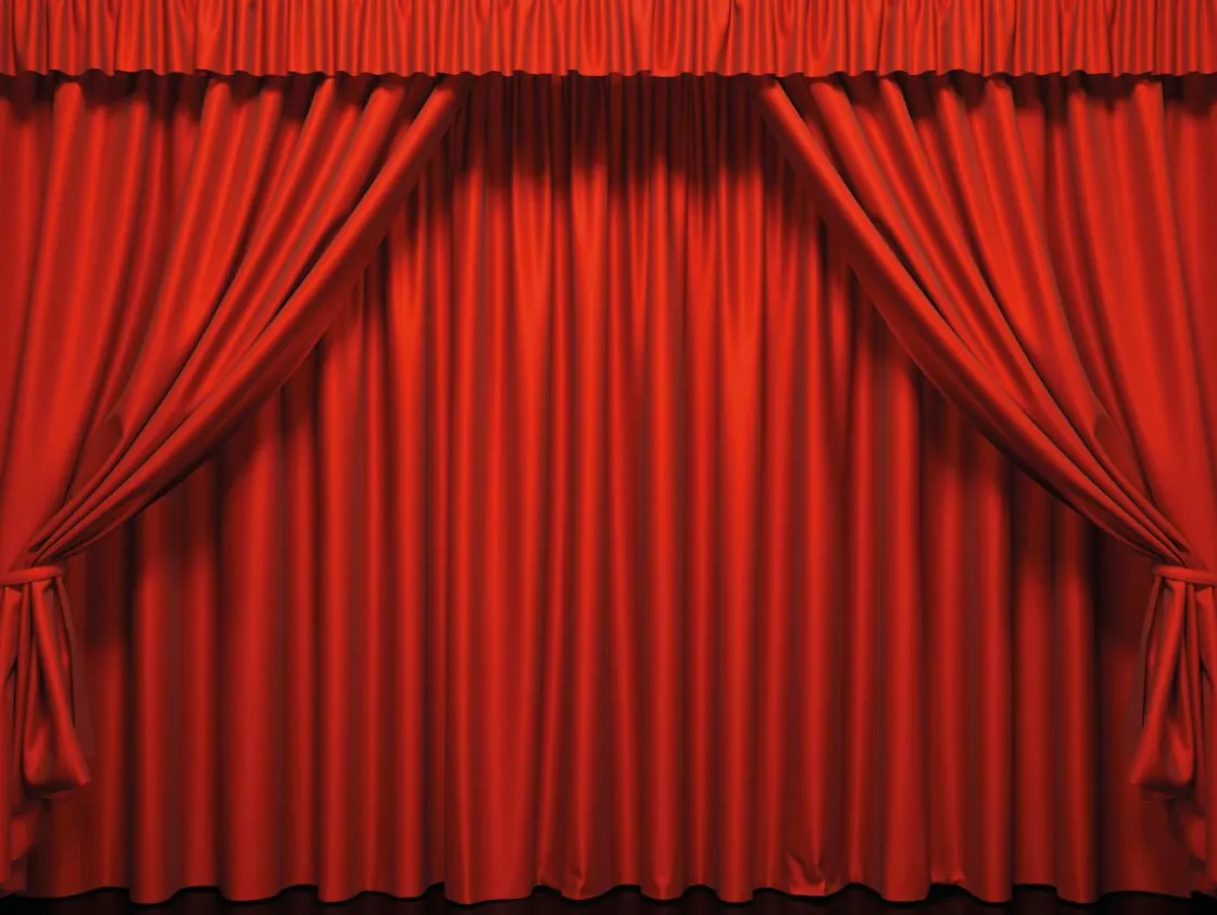 DecoWoerner Bandera Xxl|Decoración Temática>Lona XXL "Cortina De Escenario Roja" De Lona De Camión Ignífuga 250 X 330 Cm
