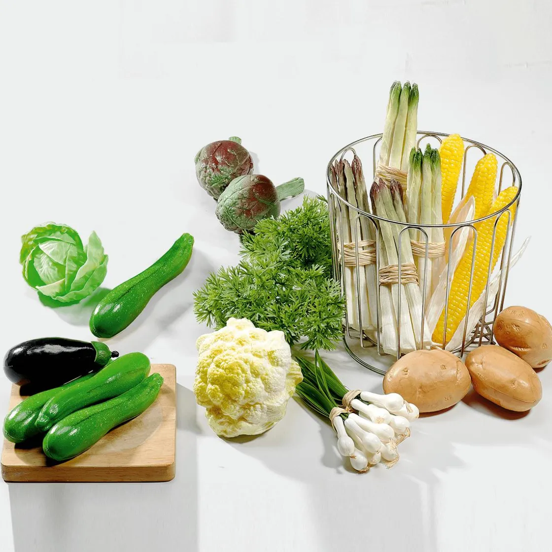 DecoWoerner Verduras Y Hierbas>Maniquí De Coliflor 13 Cm Ø