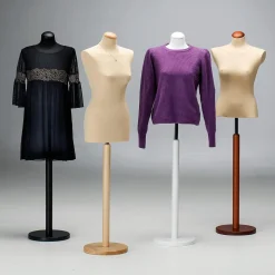 DecoWoerner Bustos De Costura>Maniquí De Costura De Mujer, Busto De 72 Cm, Color Crudo/nuez