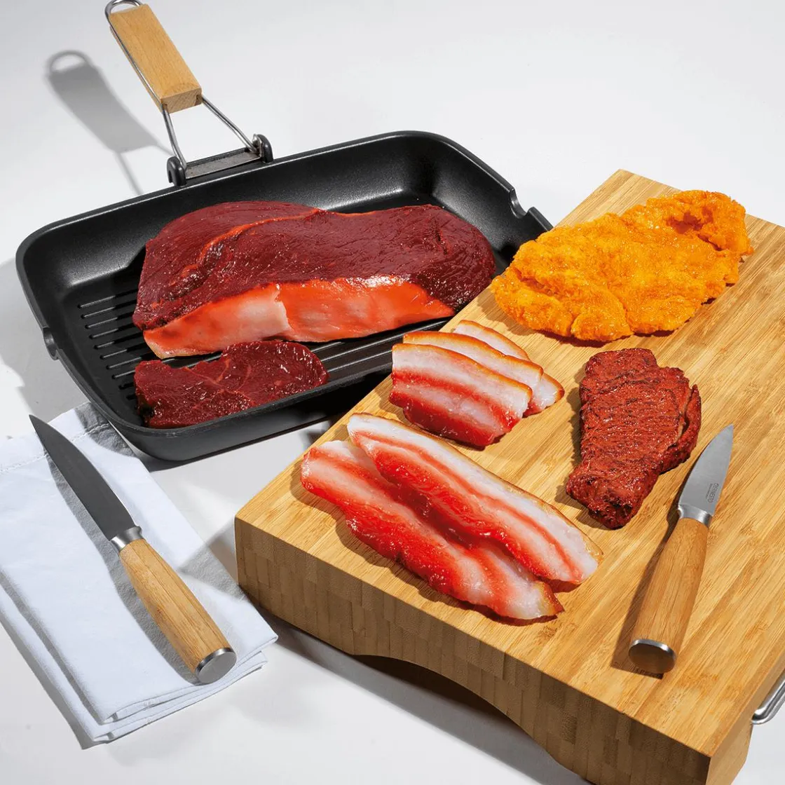 DecoWoerner Carnes Y Embutidos>Maniquí De Filete De Vacuno Crudo