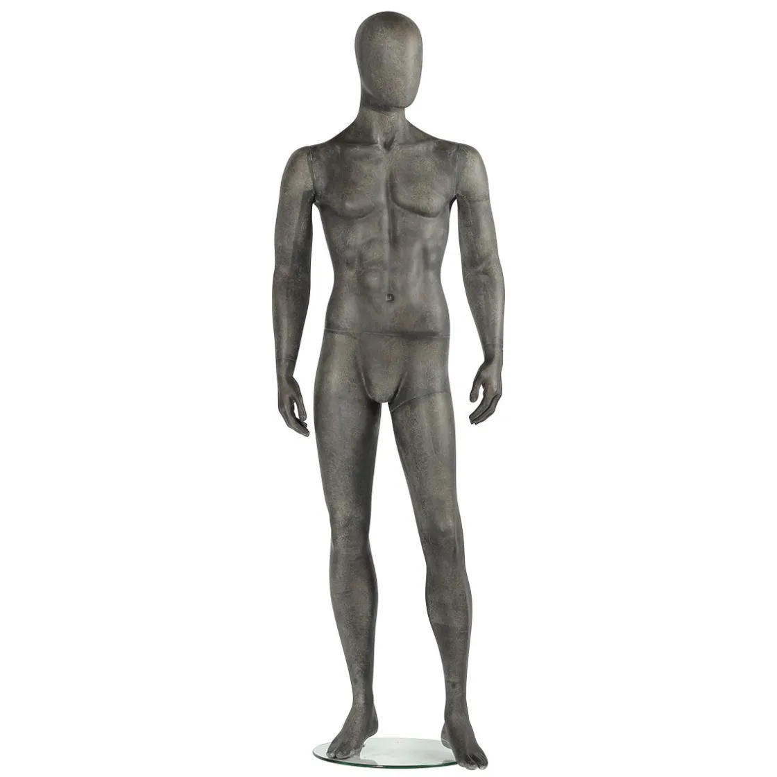 DecoWoerner Maniquíes>Maniquí Premium De Hombre, Pierna Izquierda Acampanada