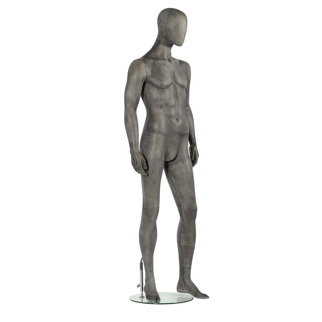 DecoWoerner Maniquíes>Maniquí Premium De Hombre, Pierna Izquierda Acampanada