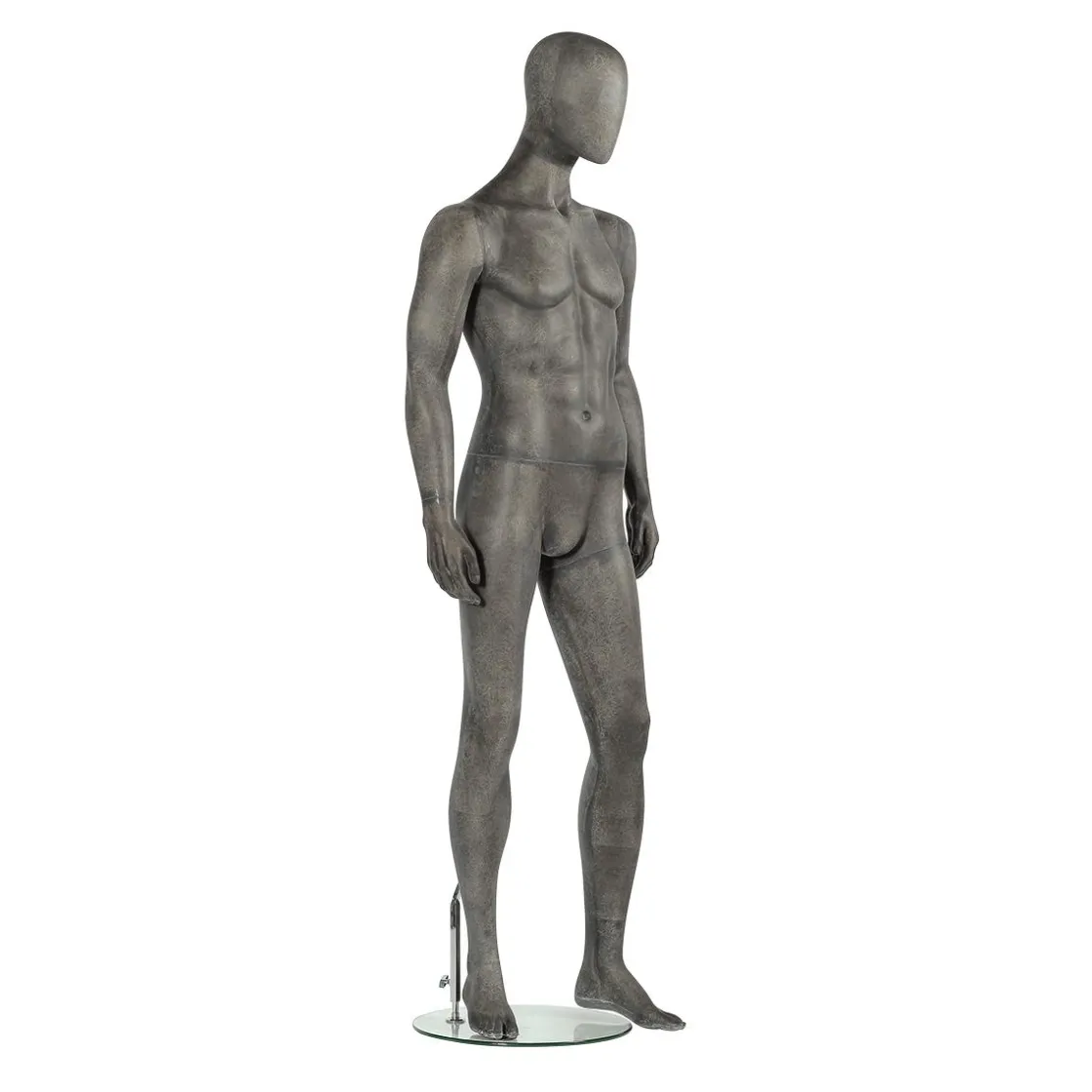 DecoWoerner Maniquíes>Maniquí Premium De Hombre, Pierna Izquierda Acampanada