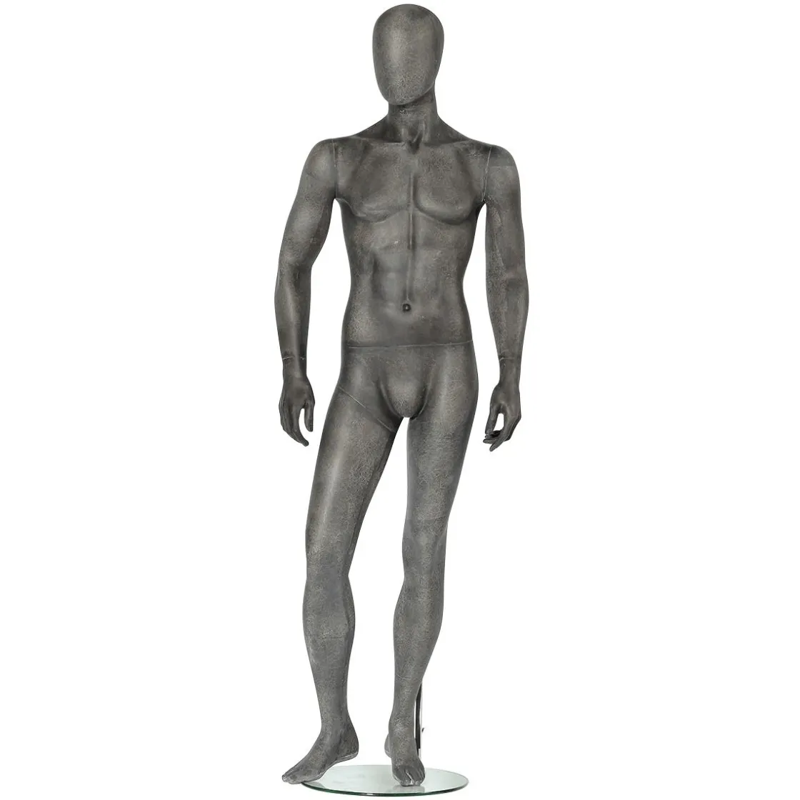 DecoWoerner Maniquíes>Maniquí Premium Hombre, Pierna Derecha Doblada