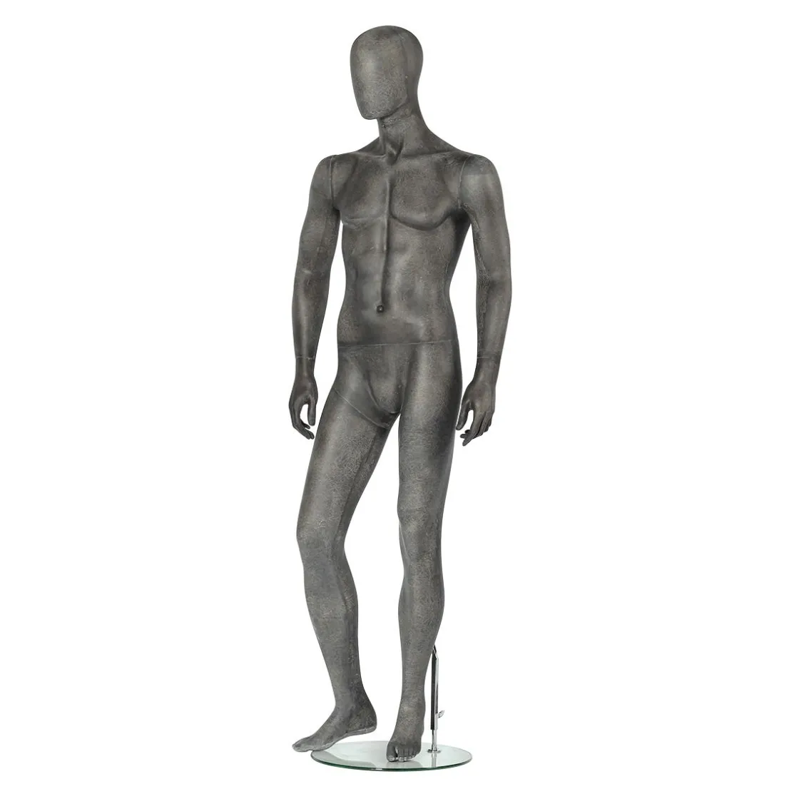 DecoWoerner Maniquíes>Maniquí Premium Hombre, Pierna Derecha Doblada