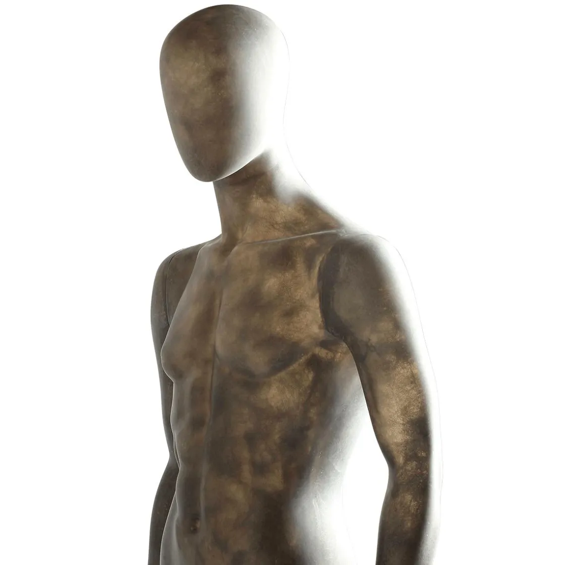 DecoWoerner Maniquíes>Maniquí Premium Hombre, Pierna Derecha Doblada
