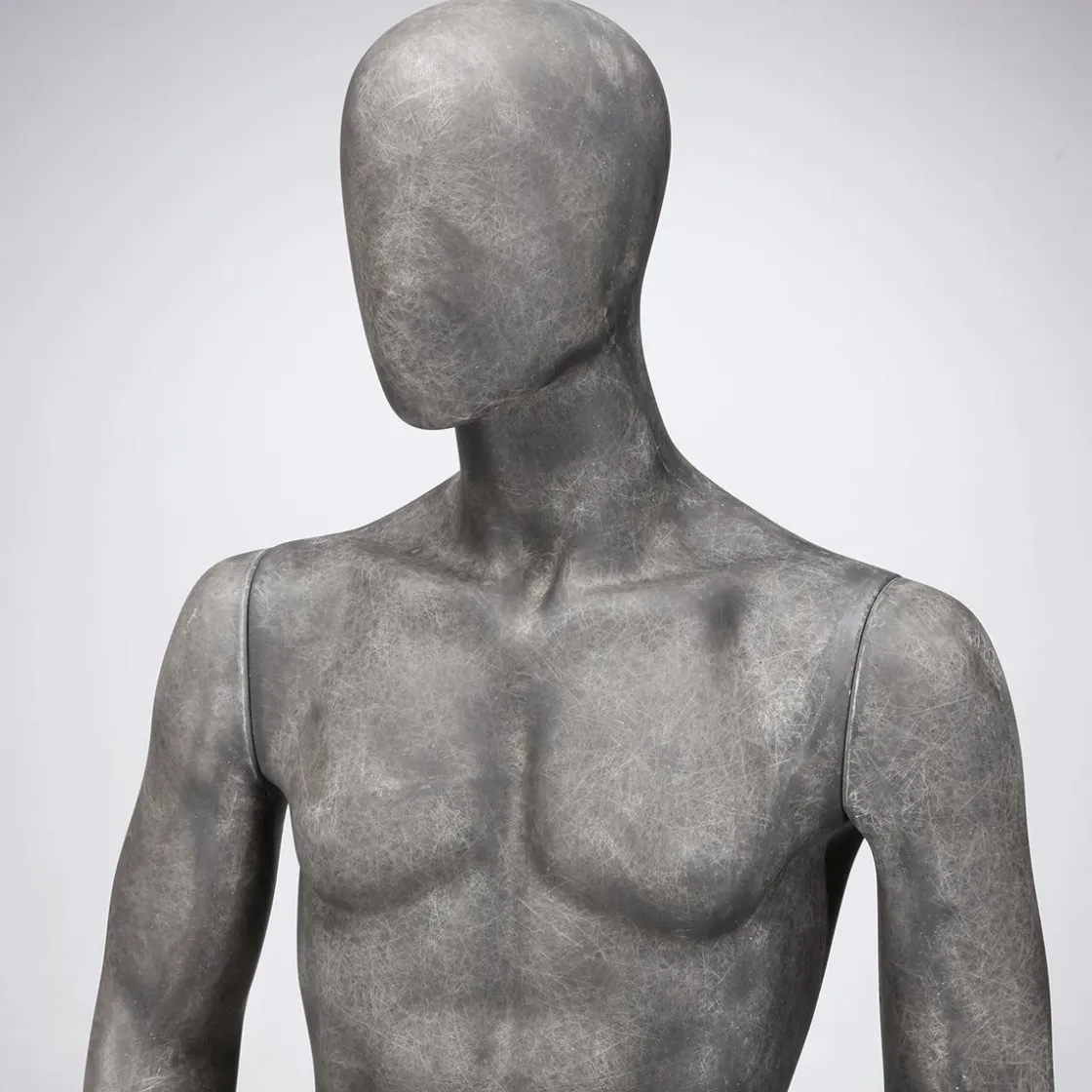 DecoWoerner Maniquíes>Maniquí Premium Hombre, Pierna Derecha Doblada