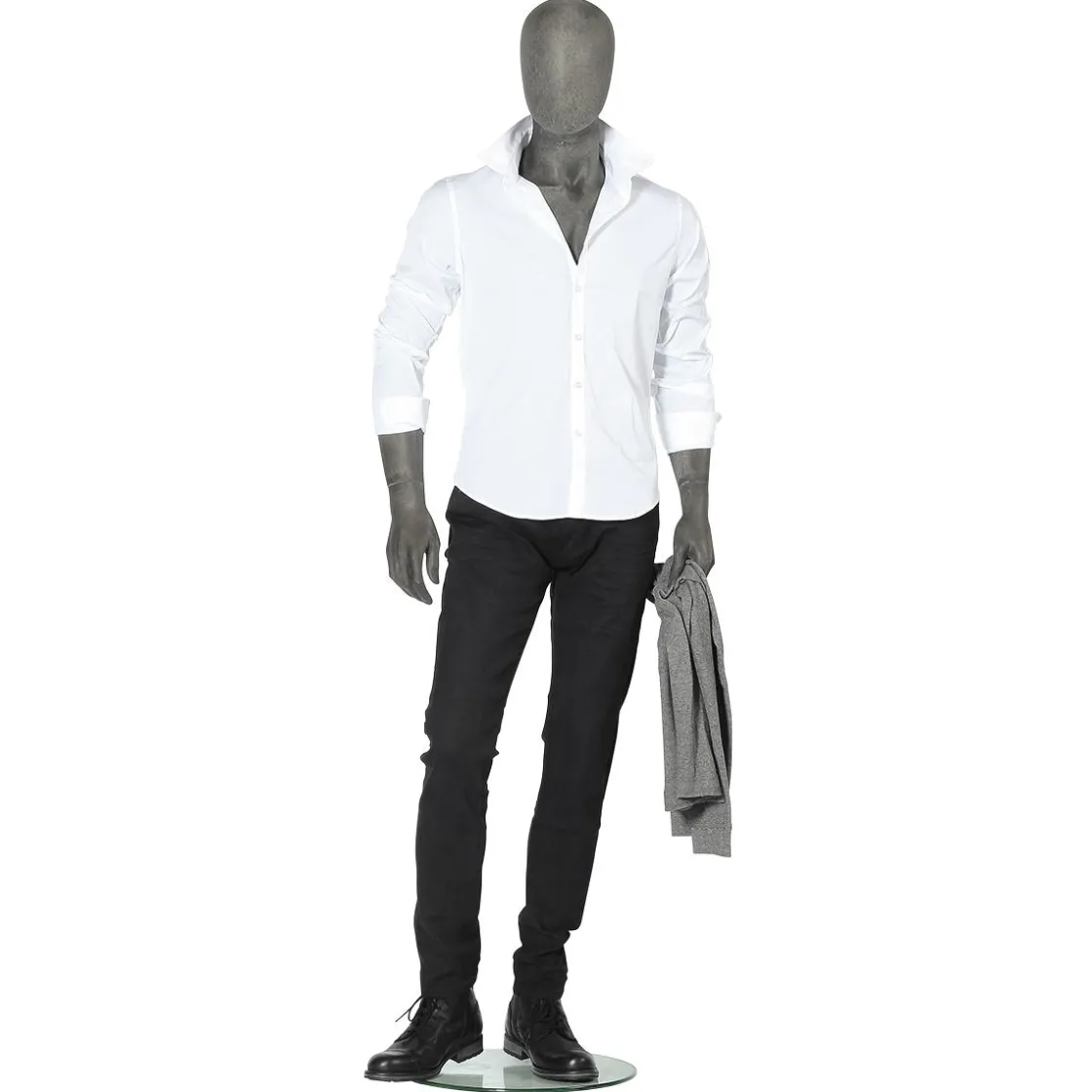 DecoWoerner Maniquíes>Maniquí Premium Hombre, Pierna Derecha Doblada