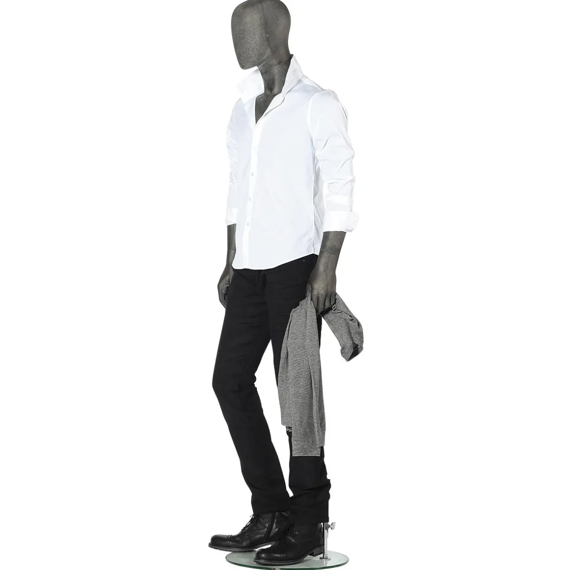DecoWoerner Maniquíes>Maniquí Premium Hombre, Pierna Derecha Doblada