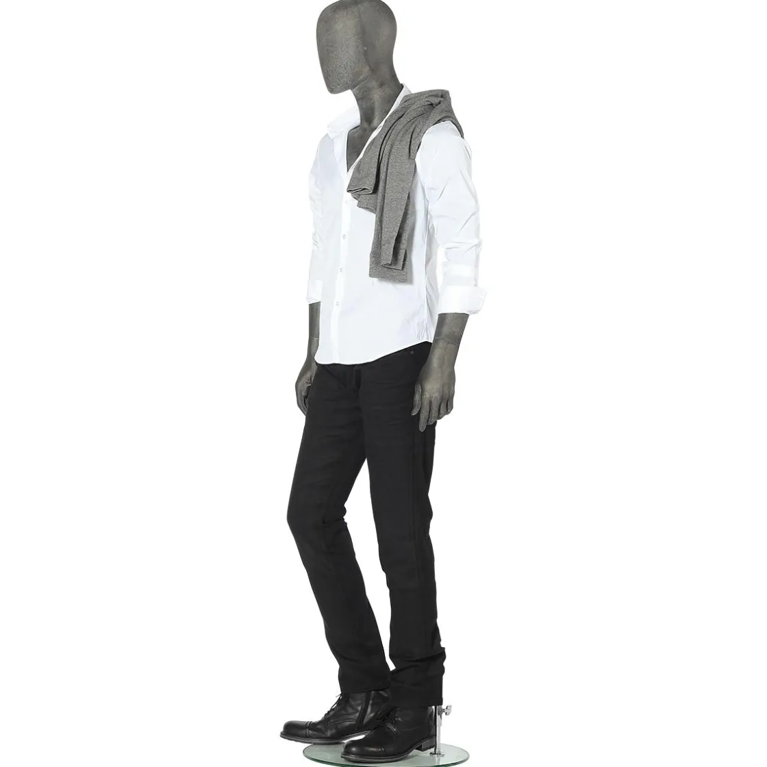 DecoWoerner Maniquíes>Maniquí Premium Hombre, Pierna Derecha Doblada
