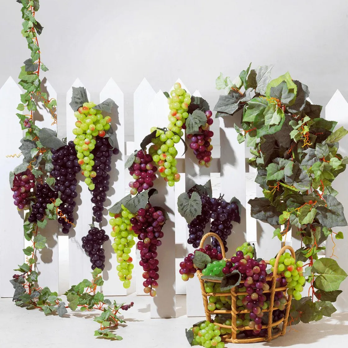 DecoWoerner Decoración De Otoño|Frutas>Maniquíes De Uvas s