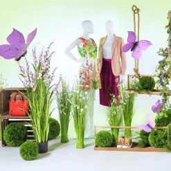 DecoWoerner Decoración De Animales|Decoración De Primavera>Mariposa Decorativa Púrpura, 80 Cm