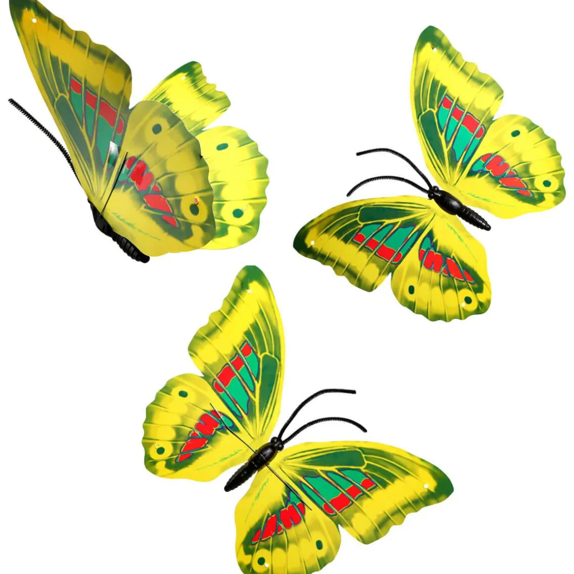 DecoWoerner Decoración De Animales|Decoración De Primavera>Mariposas Decorativas 40 Cm 3 Piezas